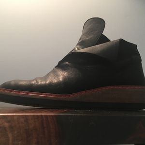 Zero+Maria Cornejo leather ankle boots